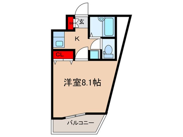 サンクチュアリ高岳の物件間取画像